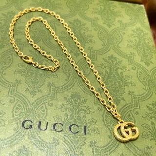 Gucci Interlocking G Mini Pendant Chain Necklace