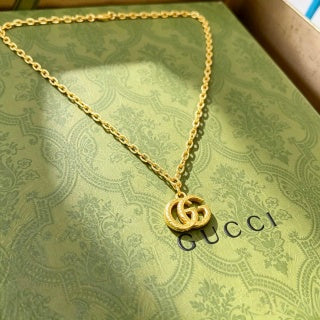 Gucci Interlocking G Mini Pendant Chain Necklace