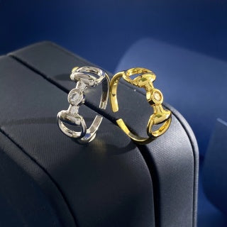 Gucci Horsebit Open Band Ring