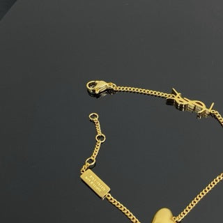 YSL Crystal Accent Chain Bracelet