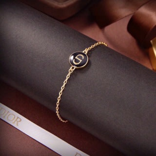Dior Oblique Medallion CD Chain Bracelet