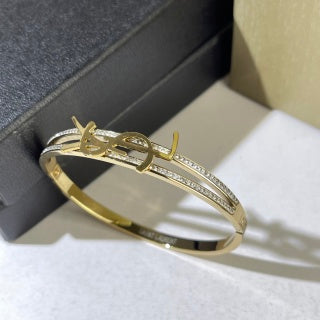 YSL Celestial Star Crystal Cuff Bracelet