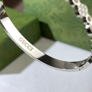 Gucci Interlocking G Multi-Link Crystal Charm Chain Bracelet