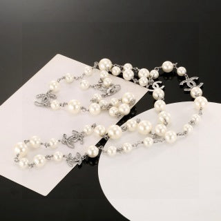 CHANEL Pearl Garden CC Statement Necklace