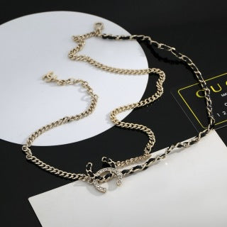 CHANEL Classic Link Emblem Chain Necklace