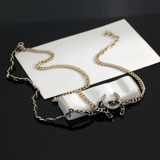 CHANEL Classic Link Emblem Chain Necklace