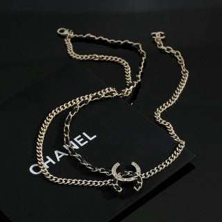 CHANEL Classic Link Emblem Chain Necklace