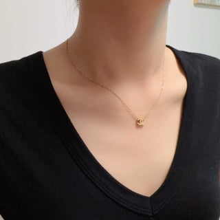CHANEL Mini Emblem Charm Necklace