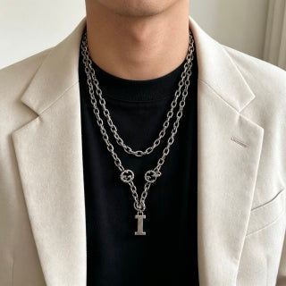 Gucci GG Key Charm Chain Necklace