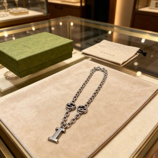 Gucci GG Key Charm Chain Necklace