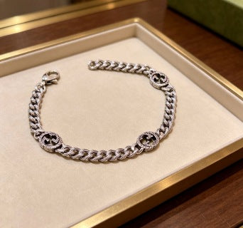 Gucci Interlocking G Rope Chain Bracelet