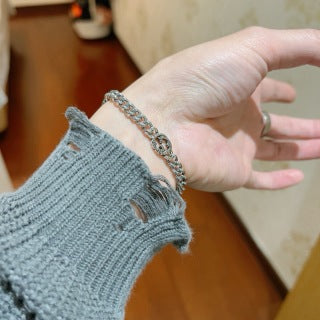 Gucci Interlocking G Rope Chain Bracelet