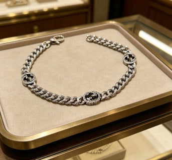 Gucci Interlocking G Rope Chain Bracelet