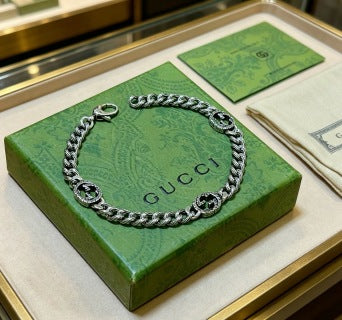 Gucci Interlocking G Rope Chain Bracelet