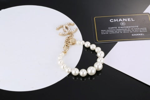 CHANEL Pearl Grace Crystal Bracelet