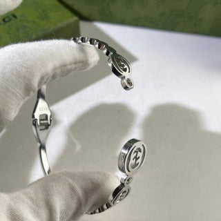 Gucci GG Triple Medallion Cuff Bracelet