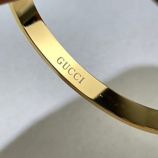 Gucci GG Crystal Line Cuff Bracelet