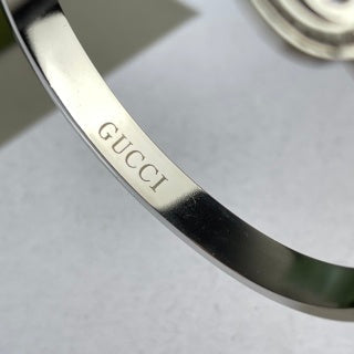 Gucci GG Medallion Pavé Crystal Cuff Bracelet