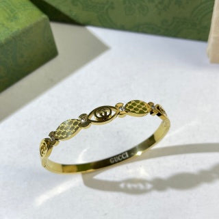 Gucci GG Rope Detail Cuff Bracelet