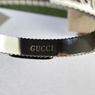 Gucci GG Pavé Crystal Logo Cuff Bracelet