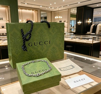 Gucci Interlocking Link Toggle Chain Bracelet
