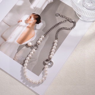 Dior Pearl CD Signature Layered Necklace