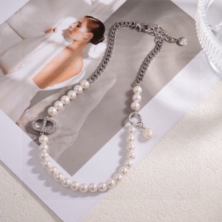 Dior Pearl CD Signature Layered Necklace