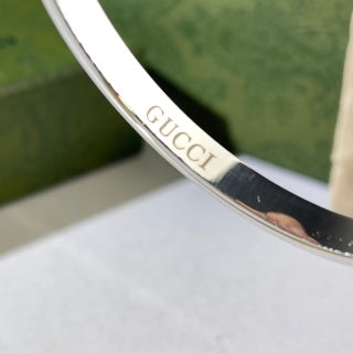 Gucci GG Colored Crystal Rivet Cuff Bracelet