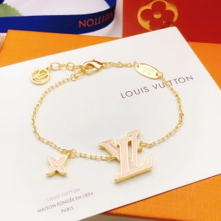 Louis Vuitton Blossom Letter Charm Bracelet