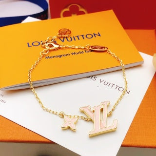 Louis Vuitton Blossom Letter Charm Bracelet