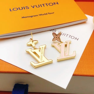 Louis Vuitton Blossom Initial Stud Earrings