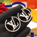 Louis Vuitton Circle Monogram Stud Earrings
