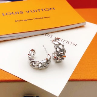 Louis Vuitton Twist Link Stud Earrings