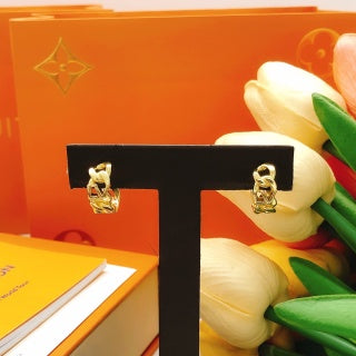Louis Vuitton Twist Link Stud Earrings