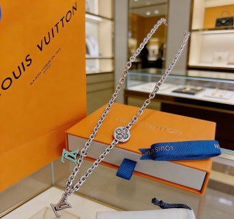 Louis Vuitton Initial Charm Chain Necklace