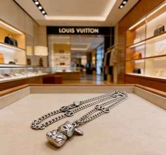 Louis Vuitton Animal Charm Pendant Necklace