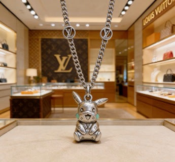 Louis Vuitton Animal Charm Pendant Necklace