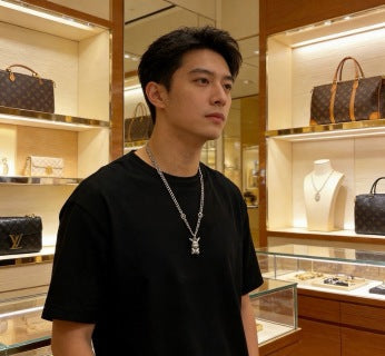 Louis Vuitton Animal Charm Pendant Necklace