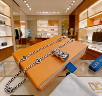 Louis Vuitton Animal Charm Pendant Necklace