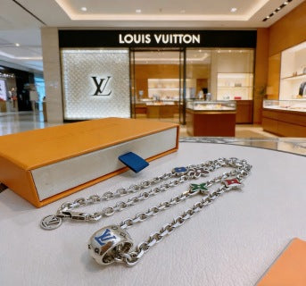 Louis Vuitton Rainbow Blossom Chain Necklace