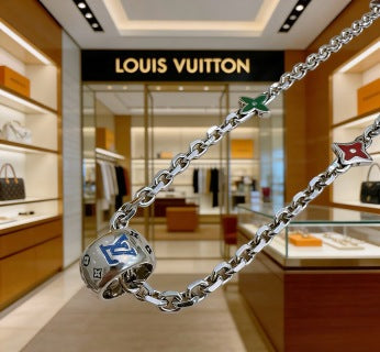 Louis Vuitton Rainbow Blossom Chain Necklace