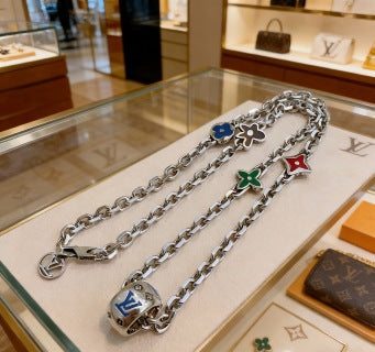 Louis Vuitton Rainbow Blossom Chain Necklace