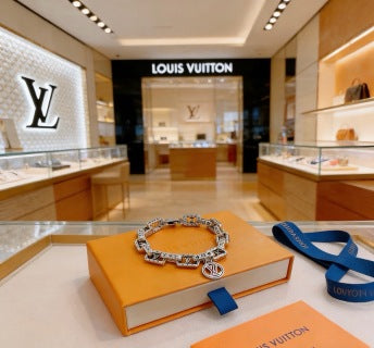 Louis Vuitton Monogram Link Charm Bracelet