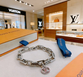 Louis Vuitton Monogram Link Charm Bracelet
