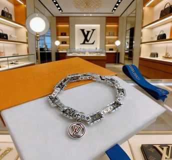 Louis Vuitton Monogram Link Charm Bracelet