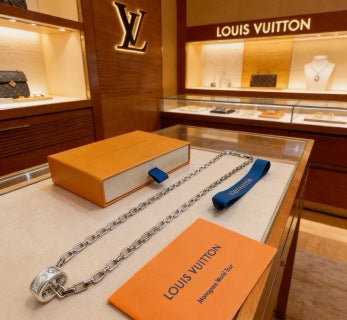 Louis Vuitton Signature Monogram Pendant Necklace