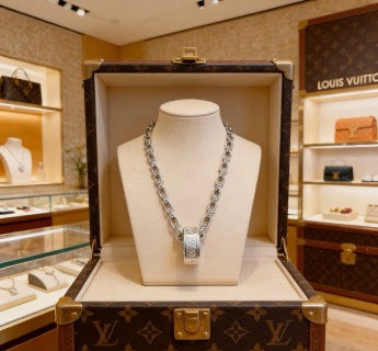 Louis Vuitton Signature Monogram Pendant Necklace