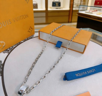 Louis Vuitton Signature Monogram Pendant Necklace