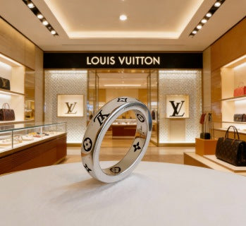 Louis Vuitton Monogram Icon Band Ring