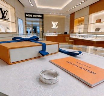 Louis Vuitton Signature Monogram Band Ring